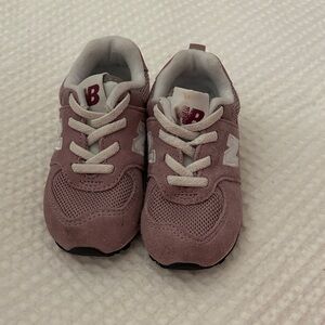 Purple New Balance 574 Sneakers Baby